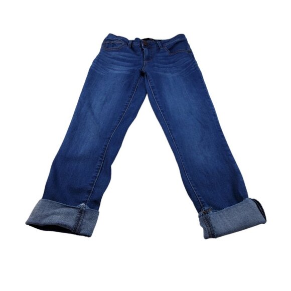 1822 Denim Size 4 Taylor Cuffed Cropped Raw Hem - Picture 1 of 11